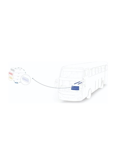Sanel 12v-24v Parmak Lamba 3-ledli Kablolu Kırmızı 84.3 29.8 Mm E9
