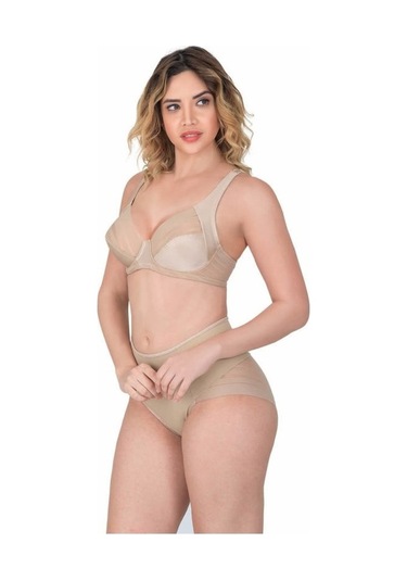 Emay Korseli Toparlayıcı Balenli Boş Kap Sütyen Takım 177