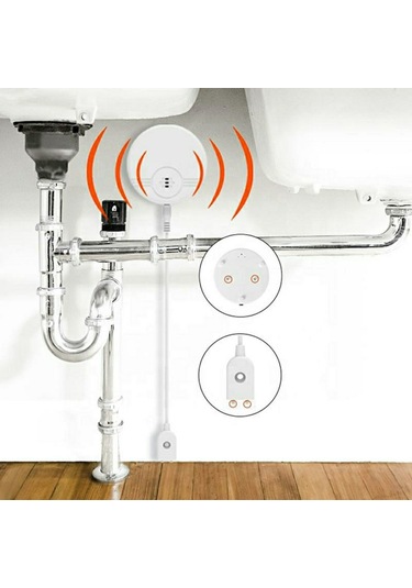 W100 Su Kaçak Dedektörü 130db Sensör Alarmı Çift Modlu Su Kaçağı Tespit Cihazı