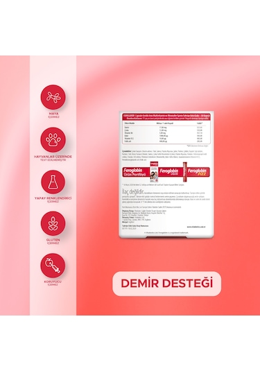 Vitabiotics Feroglobin Takviye Edici Gıda 30 Capsules