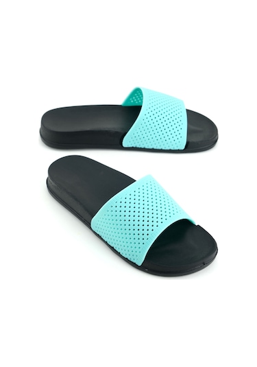Gezer Kadın Yazlık Eva Islak Zemine Uygun Ev Bahçe Banyo Havuz Terlik Mint Yeşili Mint