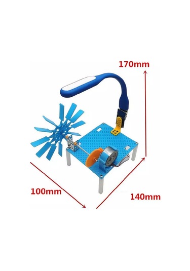 Ece Hidroelektrik Jeneratör Deney Seti Güç Aktarımı Enerji Dönüşümü Demonte