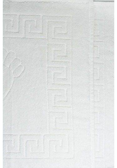 10 Lu Otel Ayak Havlusu Bukle Ayak İzli 50x70 Cm Beyaz 16/2 Avs 250 Gr Beyaz