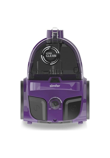 Simfer 6303 Hyper Clean Toz Torbasız Süpürge 800W Mor