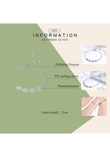 Wostu Sıcak Moda 925 Ayar Gümüş Paw Trail Köpek Hayvan Zinciri Ve Bağlantı Bilezikler Kadınlar Için Altın