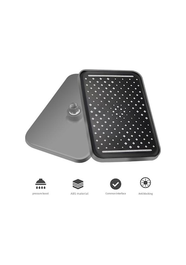 Siyah Yağmur Biçimli Duş Başlığı Yüksek Basınçlı Paslanmaz Çelik Yağış Duş Başlığı Büyük Şelale Banyo Kare Duş Başlığı Duş Severler İçin Siyah