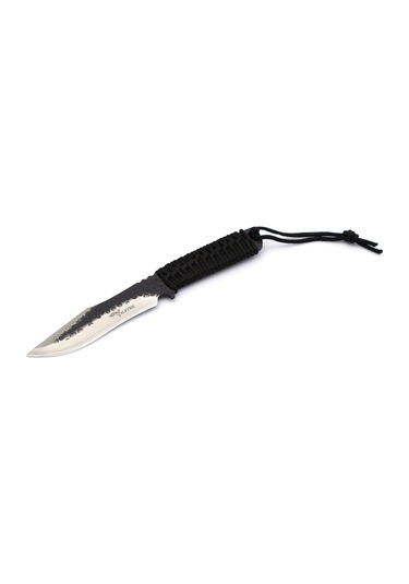 Valkyrie 8Cr15 Kuzey Yıldızı Outdoor Paracortlu Kamp Bıçağı Siyah