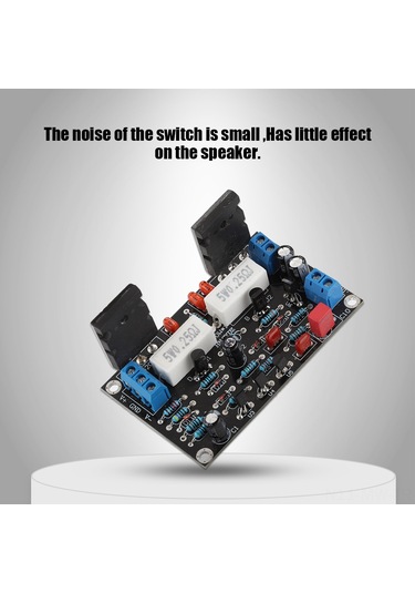 Moveevo 2sc5200+2sa1943 Transistörlü Güç Amfi Kartı - 100w/150w, Hoparlör Koruma Devresi, 10-45v Çift Dc Girişi, Hızlı Kurulum