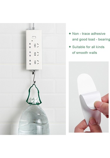 Konesam Beyaz Yumurta Şekilli Usb Adaptör Tutucu - 10kg Taşıma Kapasitesi İle Duvar Montajlı Sabitleyici Diğer