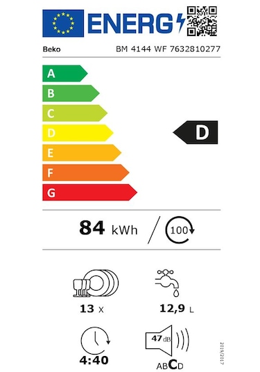 Beko BM 4144 WF 7 Programlı 13 Kişilik Bulaşık Makinesi