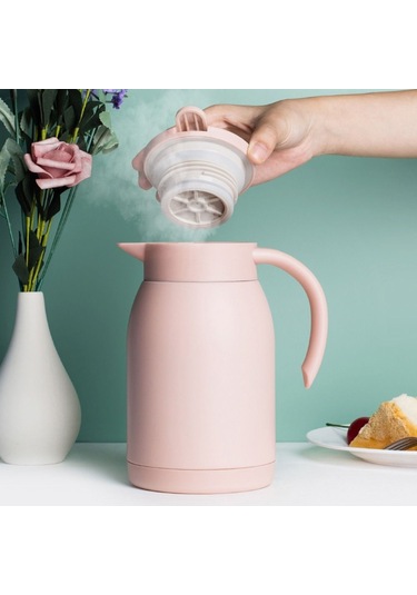 900ml Termos Vakumlu Su Isıtıcısı Gri Diğer