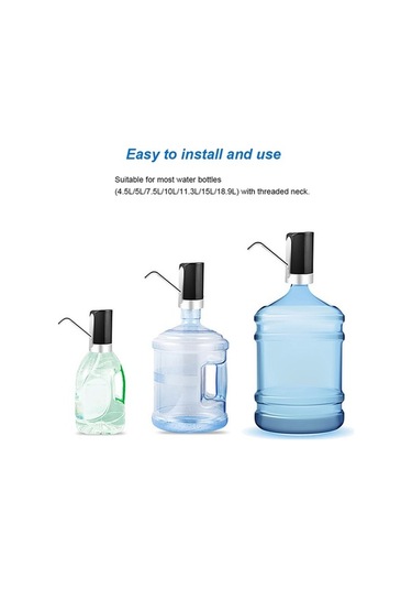 Usb Şarjlı Otomatik Su Pompası - Pratik Ve Kolay Kullanım İçin Ev Tipi Su Dispenseri Diğer Diğer