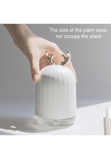 Cbtx 3life-318 2w Sevimli Tavşan Usb Mini Nemlendirici Difüzör Aroma Mist Nebulizatör, Ofis, Ev Yatak Odası İçin Led Gece Lambası İle, Kapasite: 220ml, Dc 5v