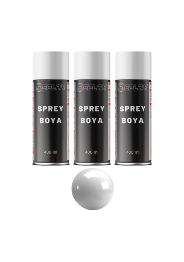 3 Adet Ral 7035 Açık Gri Sprey Boya 400 Ml.