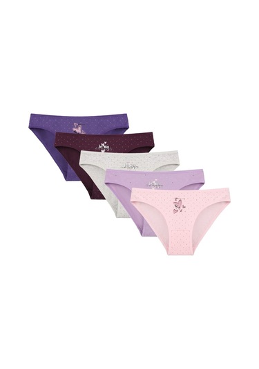 5'li Kadın Külot 2181b22 Gri