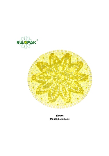 Rulopak Mini Lavabo - Pisuvar Süzgeci Koku Giderici 5 Adet Limon
