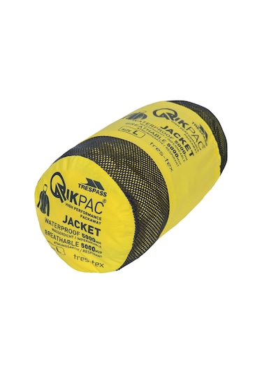 Trespass Qikpac Yağmurluk Sarı