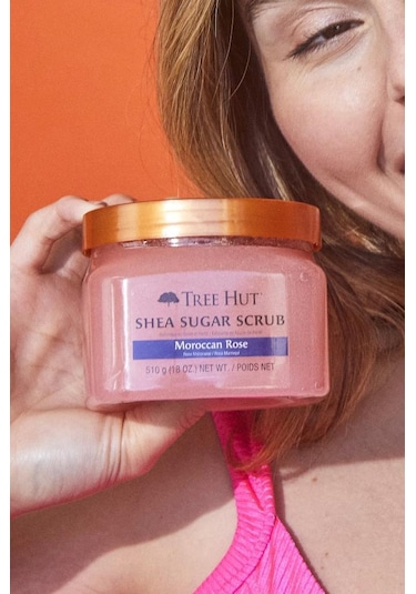 Tree Hut Moraccan Rose Shea Sugar Scrub Vücut Peelingi 510 G