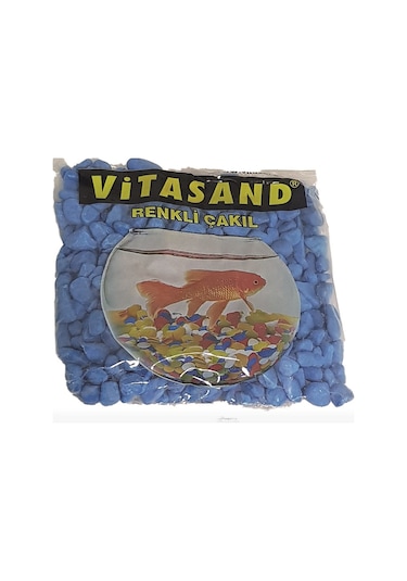 Vitasand Akvaryum Ve Fanus Çakıl Taşı 350 G Mavi Renk