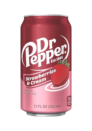 Dr Pepper Strawberries Cream 355 ML