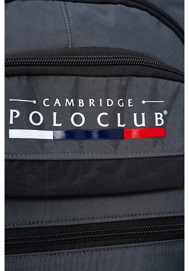Cambridge Polo Club Hafif Unisex Sırt Çantası gri