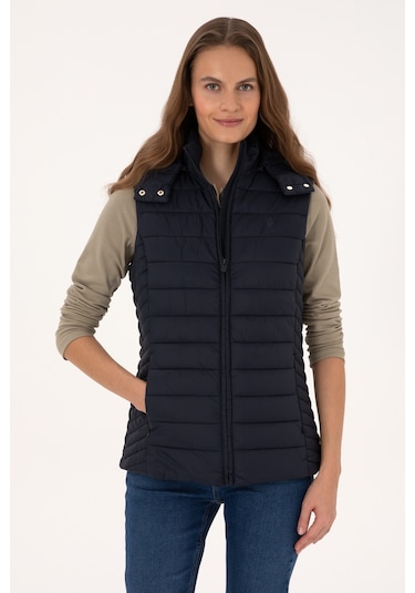 U.s. Polo Assn. Kadın Lacivert Yelek Dokuma 50307992-vr033 Lacivert