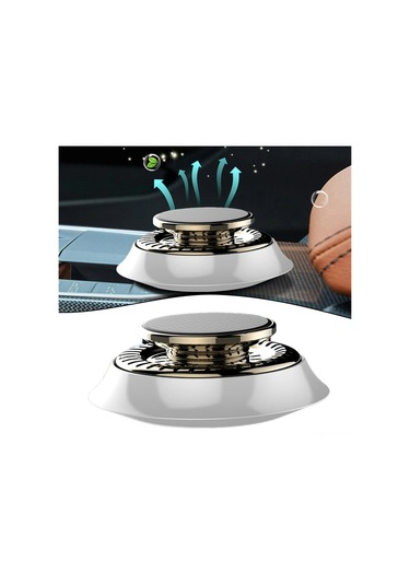 Yaozixa Güneş Enerjili Otomobil Aromaterapi Dağıtıcı - Rotatif Oto Kokusu - Deniz Ruhu - Beyaz - Hızlı Koku Yayma Ve İç Mekan Odağı