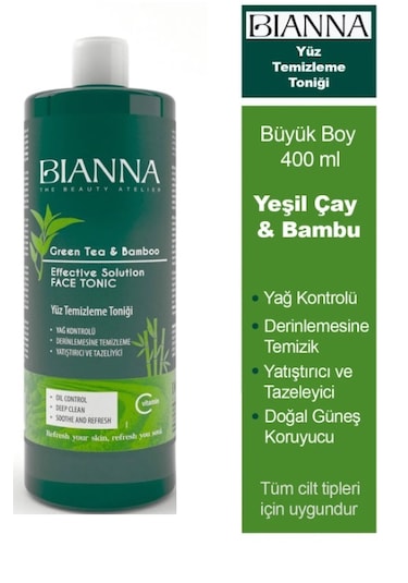 Bianna Green Tea & Bamboo Makyaj Temizleyici 400 ML