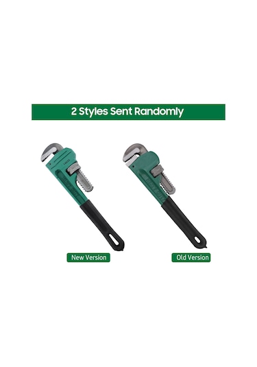 Kosona Ağır Duty Karbon Çelik Boru Anahtarı - Evsel Su Tesisatı, Endüstriyel Tamir İçin Uygun, Ayarı Kolay Yeşil-siyah Yeşil Ve Siyah