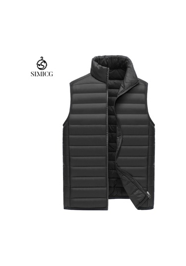 Bu Erkek Pamuklu Ceket Dış Katman, Sonbahar/kış İç Çamaşırı, Termal Çanta Veya Kolsuz Pamuklu Ceket Olarak Kullanıma Uygundur. Siyah