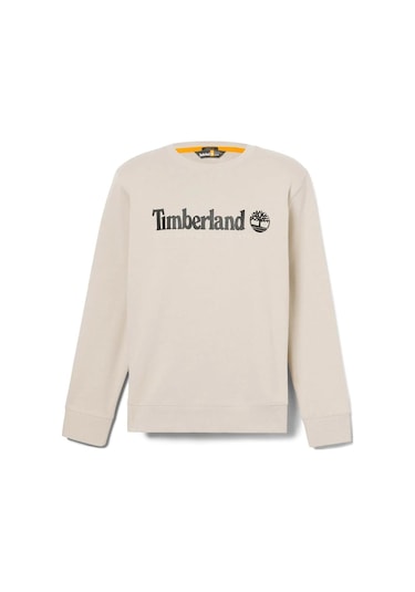 Timberland Tb0a27hc Wwes Crew Neck Rglr Krem Erkek Sweatshirt Krem