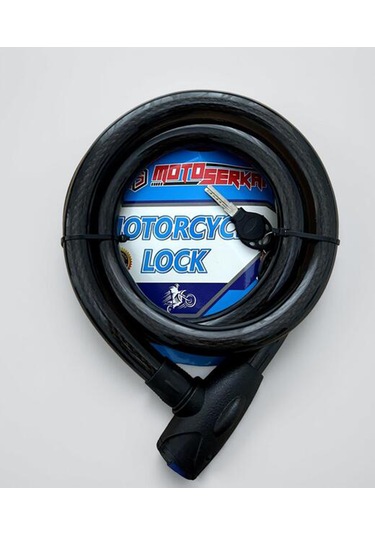 Motosiklet Halat Kilit 180 Cm Halat Killit