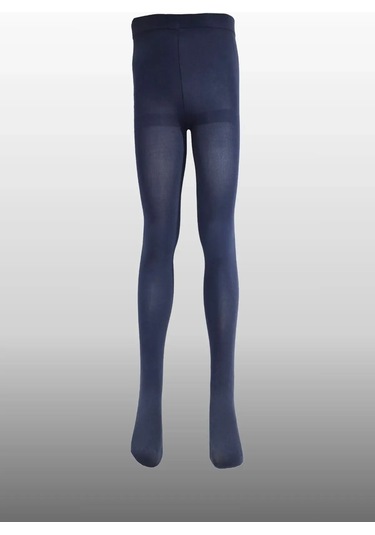 Kız Çocuk İthal Mevsimlik Lacivert Renkli Mus Külotlu Çorap Lacivert