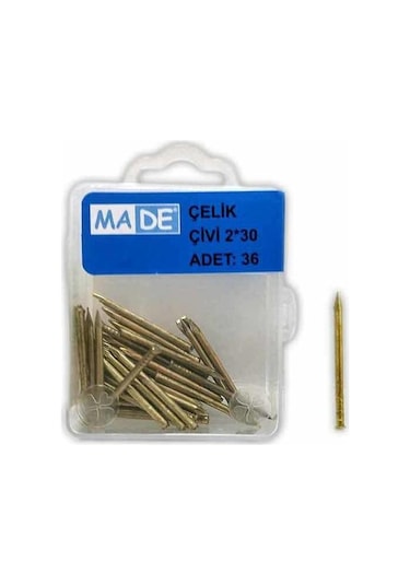 Made Çelik Çivi 2X30 ( 1 Kutu:36 Adet) St-46