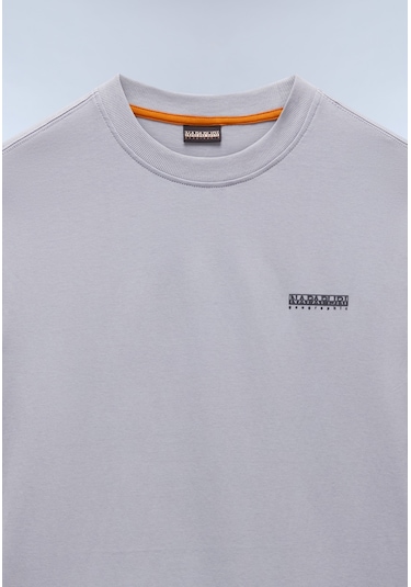 Napapijri S-small Box Ss Erkek T-shirt-31966 Açık Gri