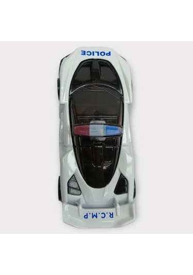 Metal Mini Polis Arabası 8 Cm - Polis - 4 Lisinya