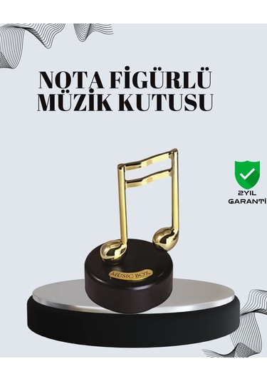 Mey İthalat Nota Figürü Müzik Kutusu Melodious Model