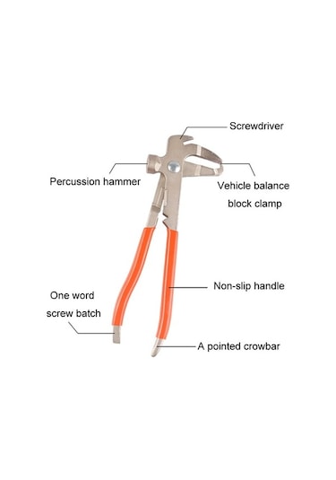 Ebitda Lastik Dengesi Ağırlık Kaldırma Pencesi, Çekici Çok Fonksiyonlu Kırmızı, Dayanıklı Dengeli Çekiç