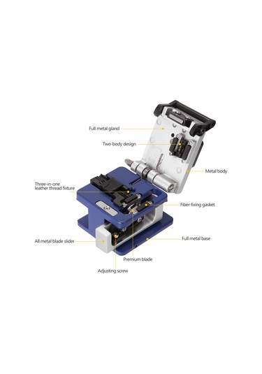 Kosona Fc-6s Fiber Optik Kesme Aleti: Soğuk Kaynak İçin Özel Tungsten Bıçaklı, Uzun Ömürlü Ve Kolay Kullanım
