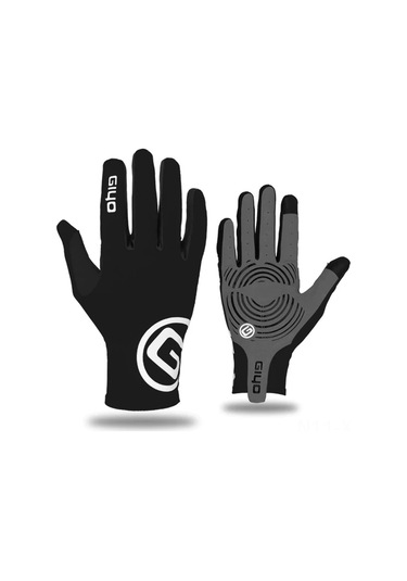 Yaleker S-02 Xl Siyah Bisiklet Eldiveni, Dokunmatik Ekran, Kayma Engeli, Şok Emici Palmiye, Kış Bisikleti Spor Malzemesi