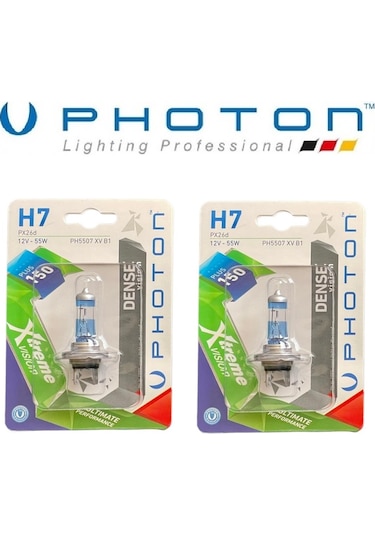 Photon H7 Xtreme Vısıon + Plus %150 Fazla Işık İkili Set