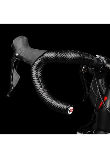 Artfulabode Yol Tutuş Sönümleme Şok Sertlik Şeridi Şeridi Şeridi Pu Pratik Kayışı Karbon İçin Geçirmez Fiber Eva El Deseni Bisikleti Beyaz Bar Anti-titreşim Zw Beyaz