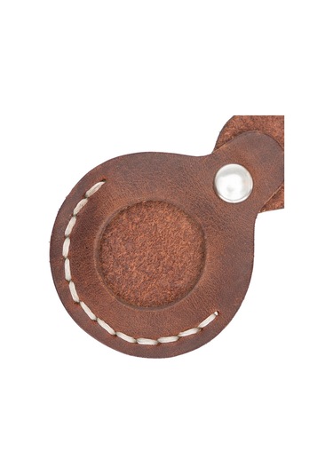 Apple Airtag Uyumlu Deri Anahtarlık Beta Aa2 Taba