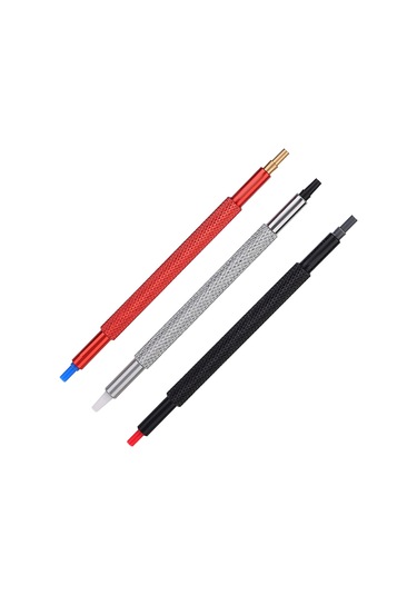 Lemestar Saat Tamiri Aleti 7404: 3'lü Paslanmaz Çelik İğne Takıcı Seti, 5 Farklı Delik Boyutu İle Saat İğnelerini Çizgiyi Çizmeden Güvenli Bir Şekilde Tak