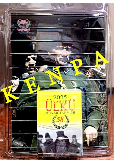 Özel Koruyucu Ambalajlı Gönderim Ülkü Duvar Takvimi 2026