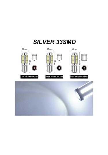 Xindoker 10 Adet 1157 Model Bay15d Arayüz P21/5w Spesifikasyonlu Araç Led Stop Feneri Ampülü