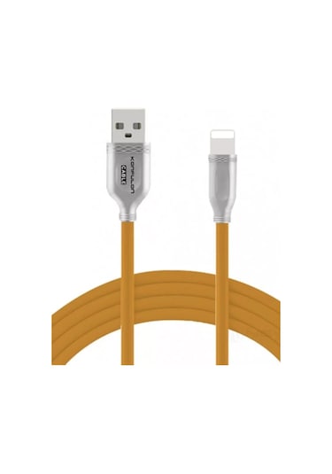 Büro Ev Ofis Cihazları İçin Sarı 1mt 3a Apple Uyumlu iOS Data Şarj Kablosu