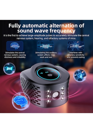 Youtek Evden Haşereleri Uzaklaştıran Ultrasonik 4'lü Etkili Elektrikli Kovucu - Sinek, Hamamböceği, Fare Ve Sivrisinekler İçin