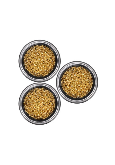 3 Kutulu Tırnak Sanatı Trend Çelik Toplar Dıy Metal Mikro Boncuk Manikür Aletleri Gz10