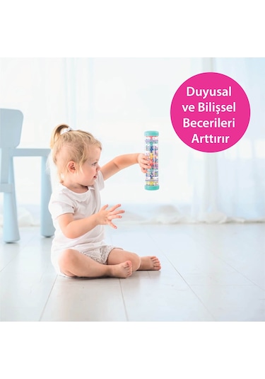 Rossie Yağmur Sesi Duyusal Çıngırak Renkli